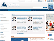 Tablet Screenshot of anefac.com.br